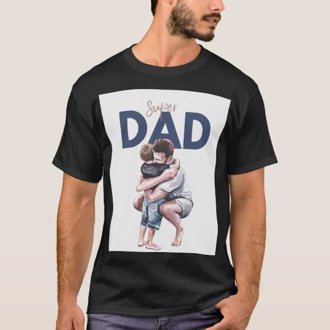 Superpappa T Shirt (Framsida)
