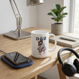 Superpappa Vattenfärg Design Kaffemugg