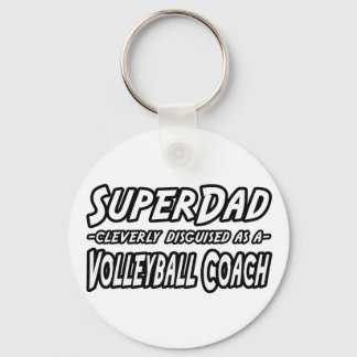 SuperPappa...Volleyball Coach Nyckelring
