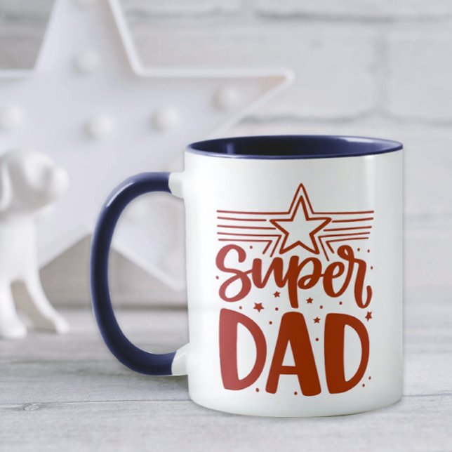 Superpappas dag mugg (Super Dad Coffee Mug)