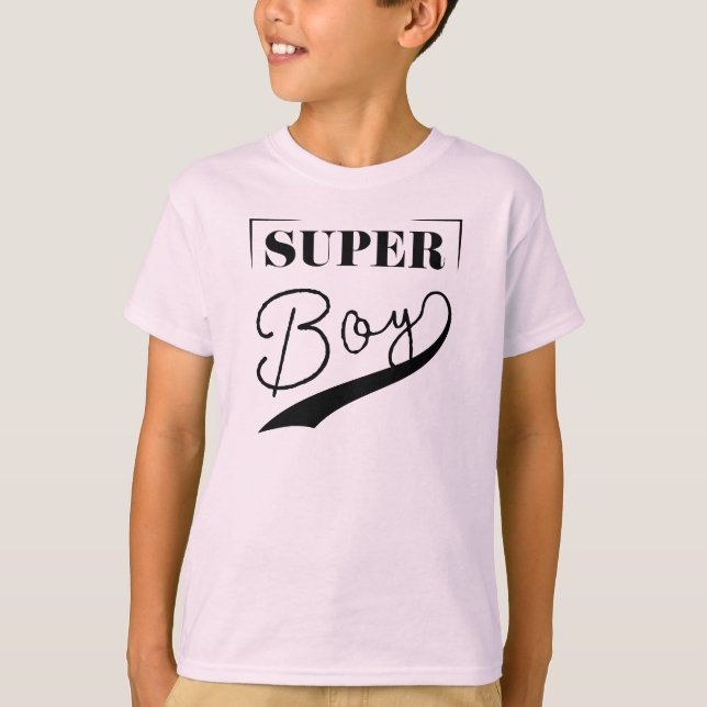 Superpojke T Shirt (Framsida)