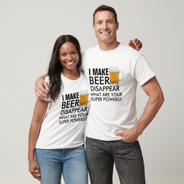 Superpower Öl Humor Citat T - Rolligt Öl Shirt (Unisex)
