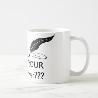 Superpowered författare kaffemugg