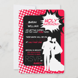 Superpowersna av matrimony! inbjudningar