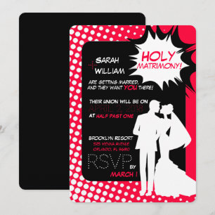 Superpowersna av matrimony! inbjudningar