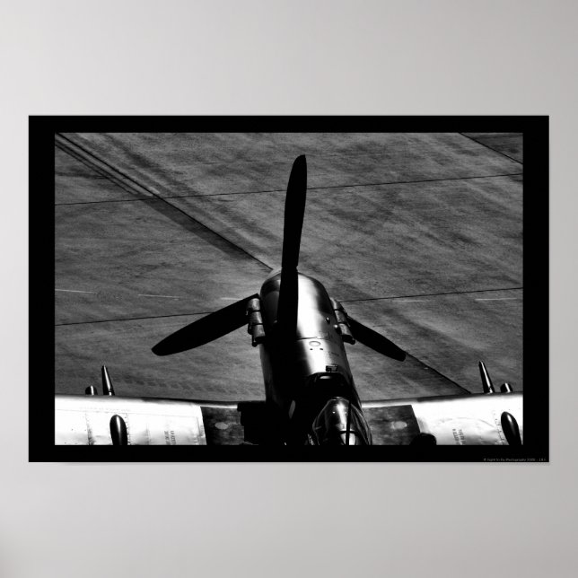 Supersea Spitfire Engine Poster (Framsidan)