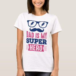Supershjälte Pappa - min riktiga Hero T Shirt