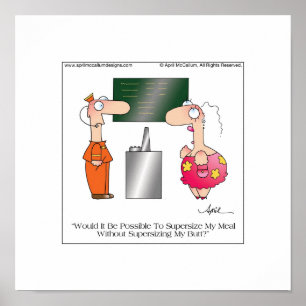 SUPERSIZE MIG affischen vid April McCallum Poster