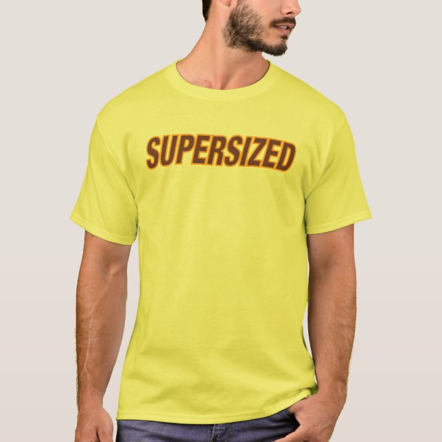 SUPERSIZED UTSLAGSPLATS TEE (Framsida)