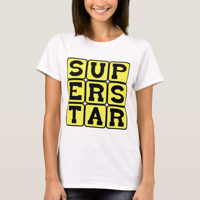 Supersjärna, extremt berömd tröja (Framsida)