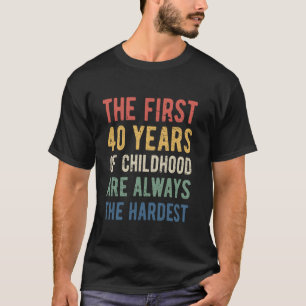 Superskoj 40 år gammalt skämt Vintage Färg 40:e bi T Shirt