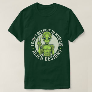 Superskoj Alien Humor - Perfekt för Sci-Fi Fläkt T Shirt