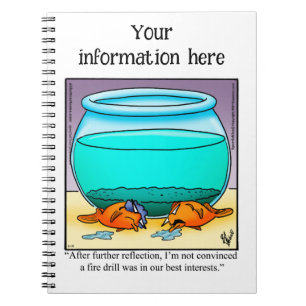 Superskoj Aquarium Humor bärbar dator Anteckningsbok