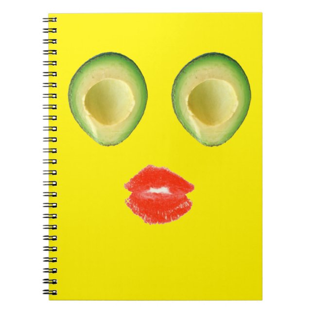 Superskoj Avocado Ansikte 4Keith Anteckningsbok (Framsidan)