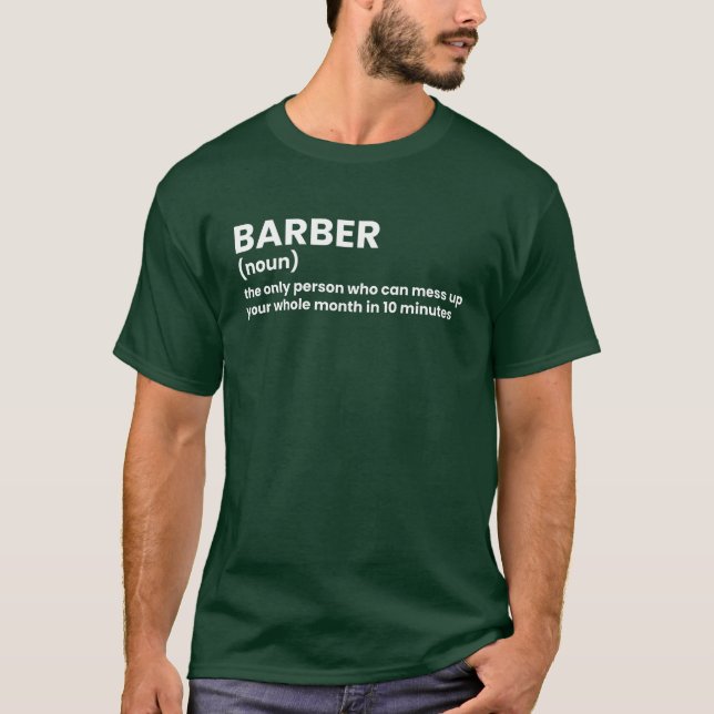Superskoj Barber Definition Tee (Framsida)