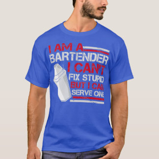 Superskoj Bartender Server Barman Mixer Barkeeper T Shirt