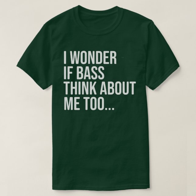 Superskoj Bass Fishing Shirt T Shirt (Design framsida)