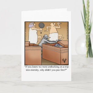 Superskoj Bon Voyage Humor Greeting Card Kort