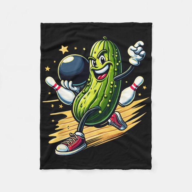 Superskoj Bowling Pickle Fleecefilt (Framsidan)