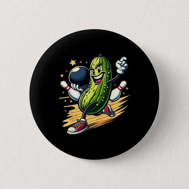Superskoj Bowling Pickle Knapp (Framsida)
