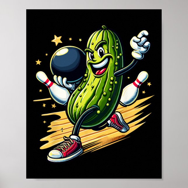 Superskoj Bowling Pickle Poster (Framsidan)