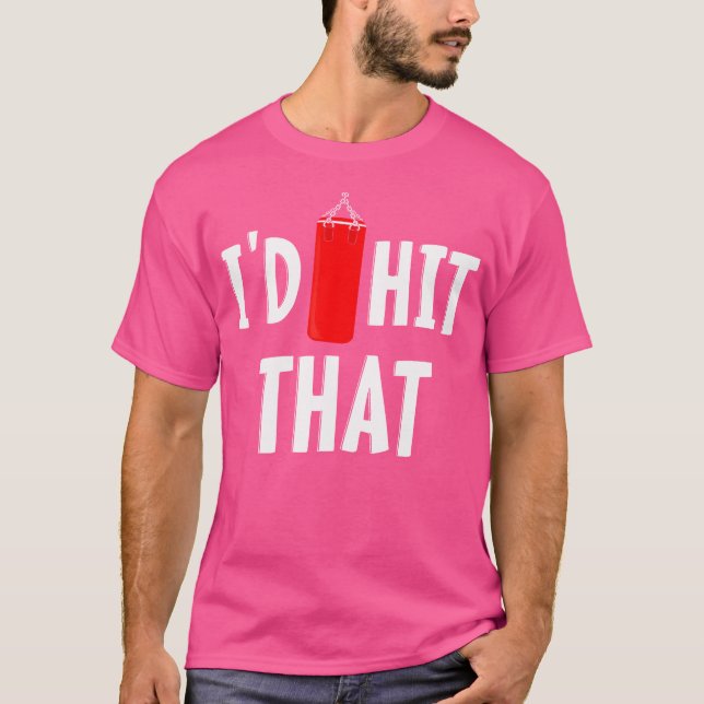 Superskoj Boxing Text Kickbox T Shirt (Framsida)