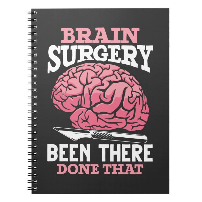 Superskoj Brain Surgery Doktor Say Anteckningsbok (Framsidan)