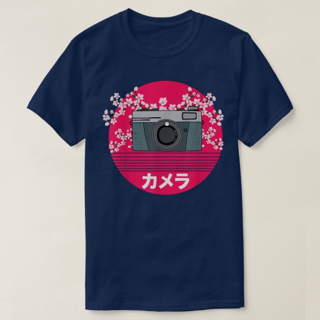 Superskoj Camara Japan DSLR Fotography Cameraman T Shirt (Design framsida)