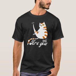 Superskoj Cat Äventyr Tee Funny Kattdjur