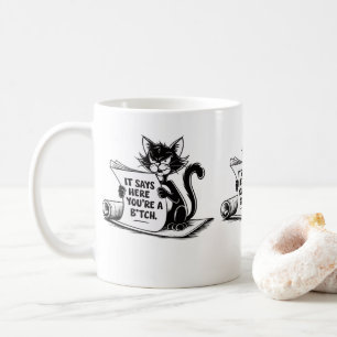 Superskoj Cat Gift för kontor eller hemmabatt Mamm Kaffemugg