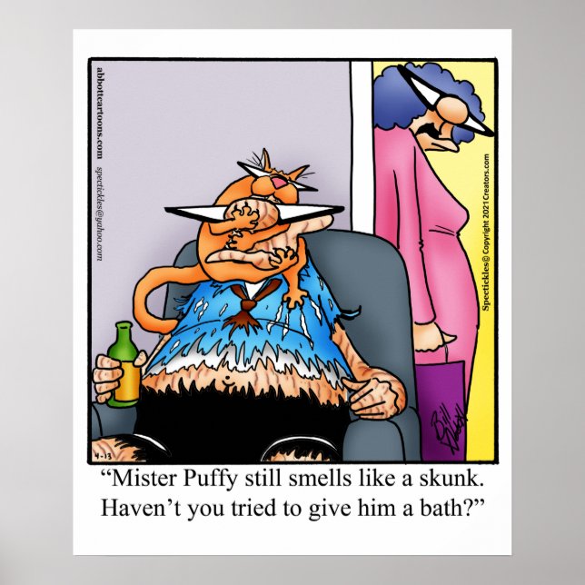 Superskoj Cat Humor Poster Gift (Framsidan)