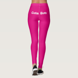 Superskoj Cute Butt Rosa White 4Faye Leggings