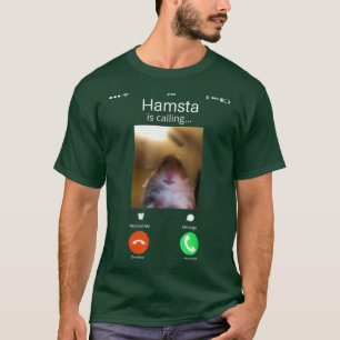 Superskoj Dank Memer Hamster som anropar Front Cam T Shirt