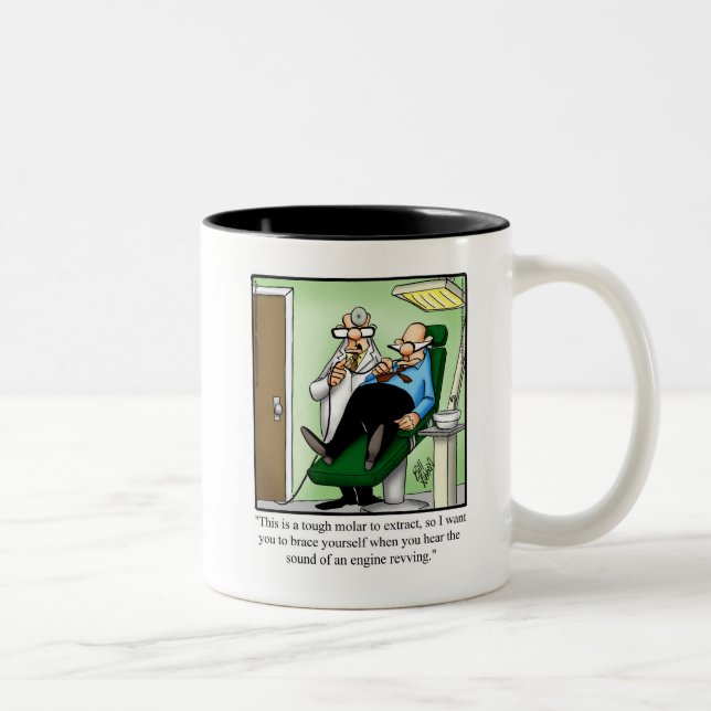 Superskoj Dentist Humor Coffee Mugg Gift (Höger)