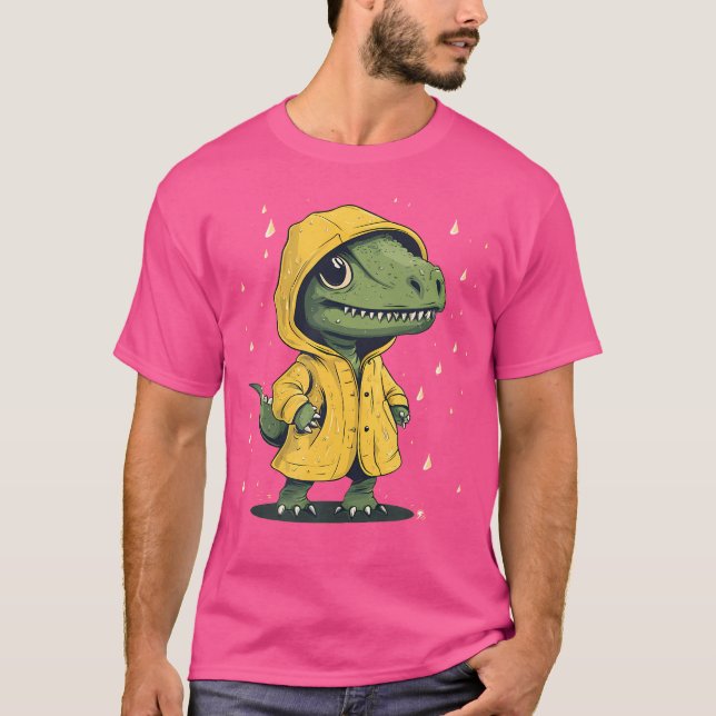 Superskoj Dino Rainrock Äventyr Graphic for Boys T Shirt (Framsida)