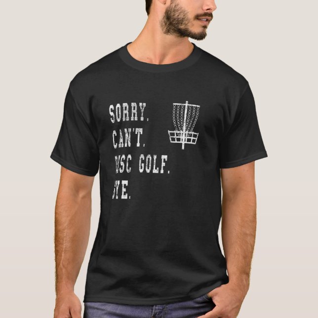 Superskoj Disk Golf Basket Meme Disk Golfer Sayi T Shirt (Framsida)