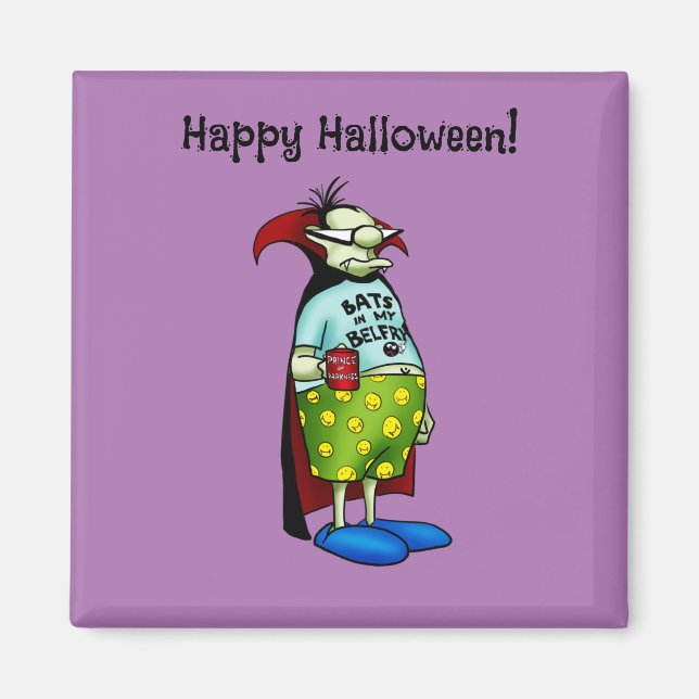 Superskoj Dracula Humor Magnet Favor (Framsidan)
