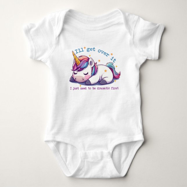 Superskoj Drama Unicorn T Shirt (Framsida)