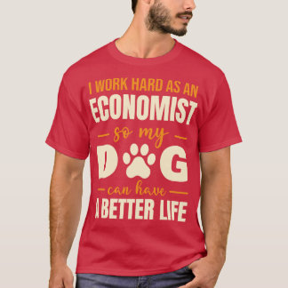 Superskoj Economist Hund älskare-citat T Shirt