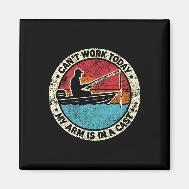 Superskoj Fiske Jag kan inte arbeta i mitt Arm i A Magnet (Framsidan)