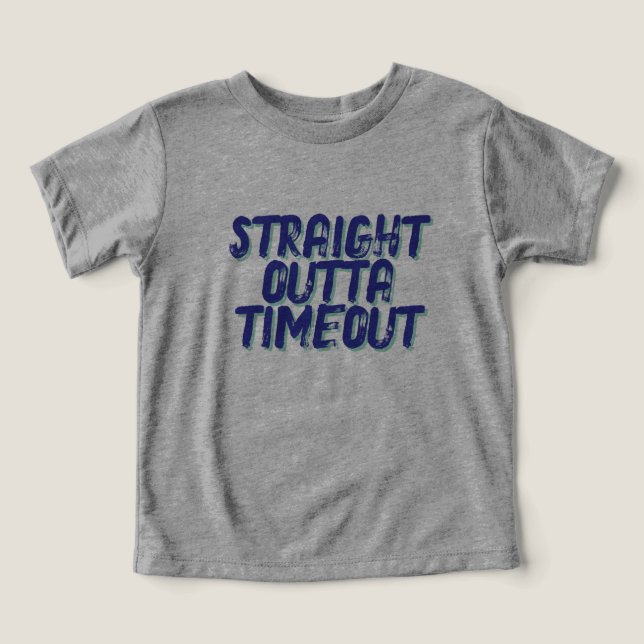 Superskoj för rak timeout- t shirt (Design Framsida)