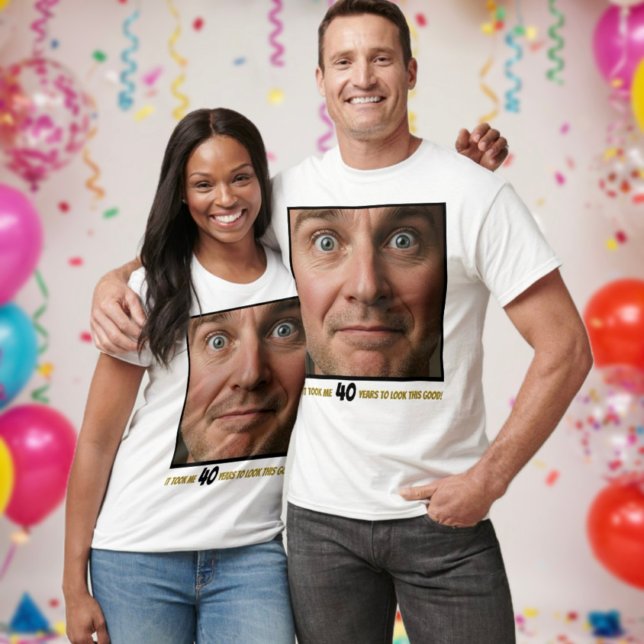 Superskoj för Roligt av populationsfotoålder T Shirt (Skapare uppladdad)