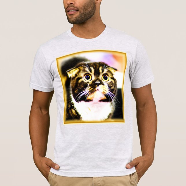 Superskoj Foto av en fin katt. Köp nu T Shirt (Framsida)