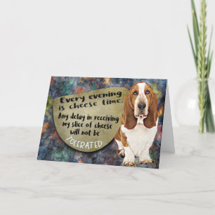 Superskoj från Basset Hound Birthday Kort