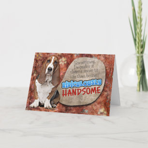 Superskoj från Basset Hound Birthday Kort