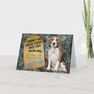 Superskoj från ditt Beagle Birthday Card Kort