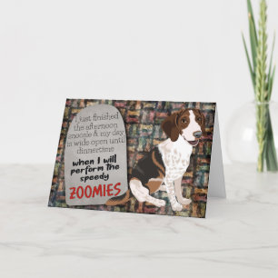 Superskoj från ditt Beagle Birthday Card Kort