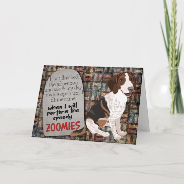Superskoj från ditt Beagle Birthday Card Kort (Framsida)