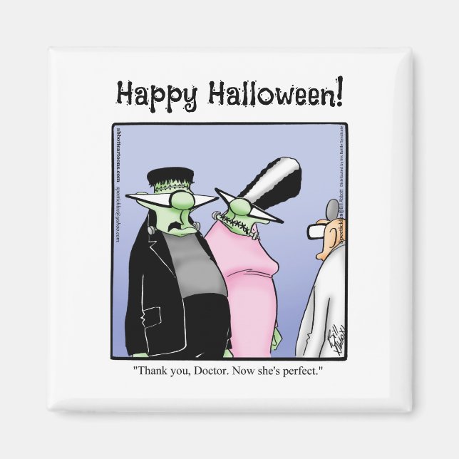 Superskoj Frankenstein Monster Humor Magnet (Framsidan)