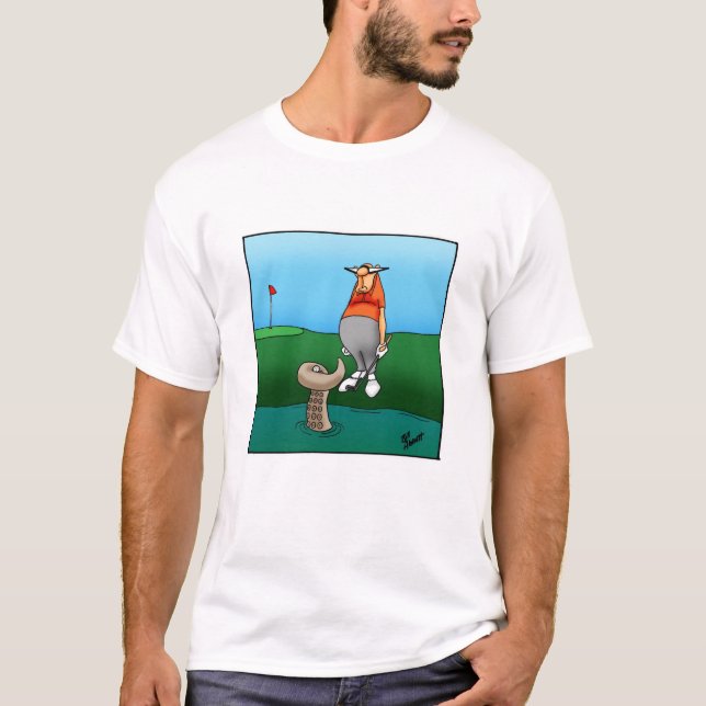 Superskoj Golf Humor Tee Shirt Gift (Framsida)